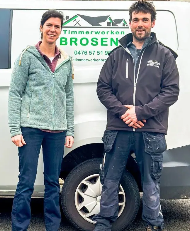Beeld uit het project van Timmerwerken Brosens