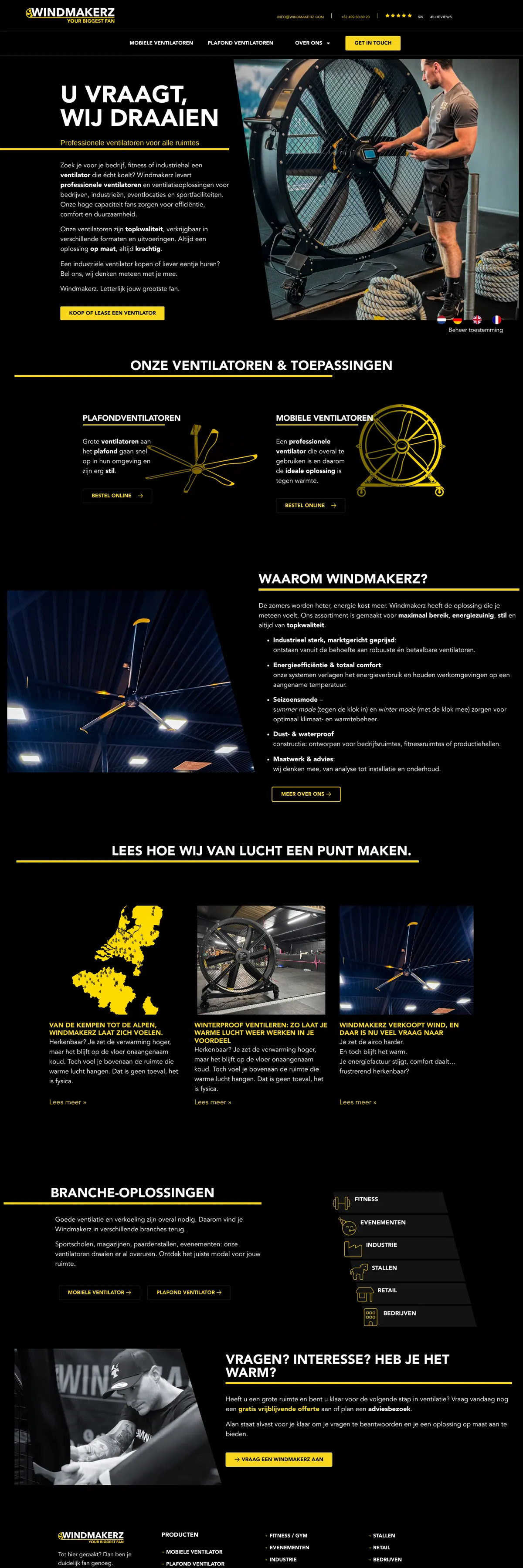 Website van Windmakerz